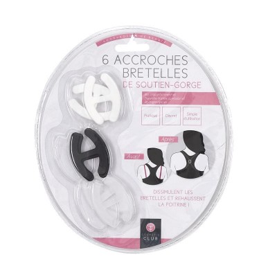 Lot d'attaches bretelles pour soutien-gorge