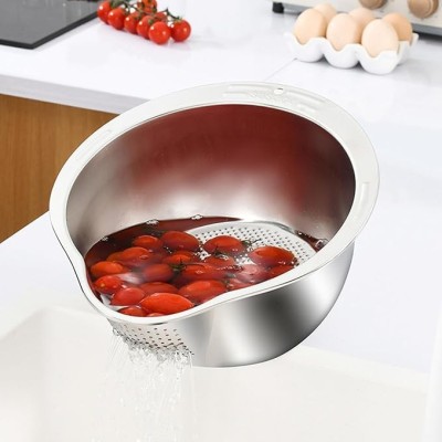 Bol À Laver Le Riz Avec Passoire