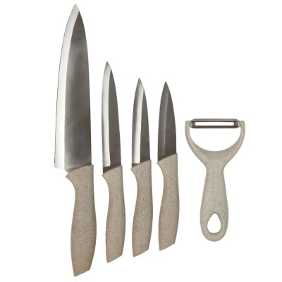 Coffret de 4 couteaux et 1 éplucheur