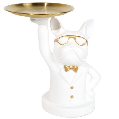 Bulldog Tray Sculpture | Decorative Organizer - Dakar Senegal
