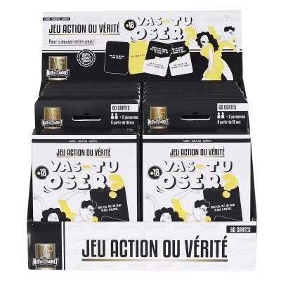 Vas-Tu Oser Card Game x60 – Truth or Dare for Adults