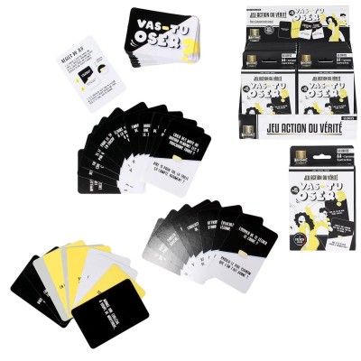 Vas-Tu Oser Card Game x60 – Truth or Dare for Adults