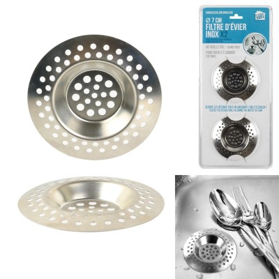 Passoire Filtre d'Évier Acier Inoxydable 7cm