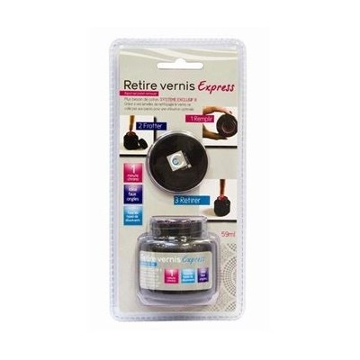 Pot retire vernis à ongles soins manucure des mains