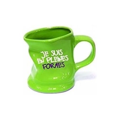 Distorted Ceramic Mug – Funny Messages