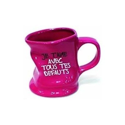 Distorted Ceramic Mug – Funny Messages