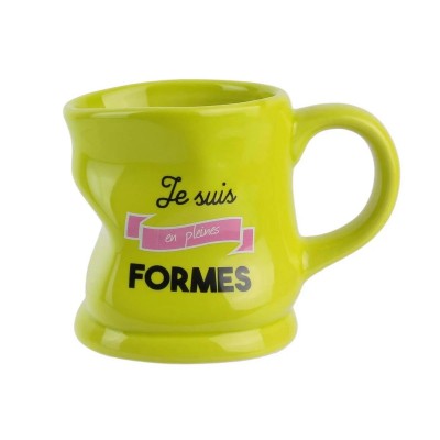 Distorted Ceramic Mug – Funny Messages